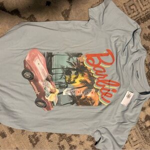 Old Navy Light Blue Barbie Graphic Tee
